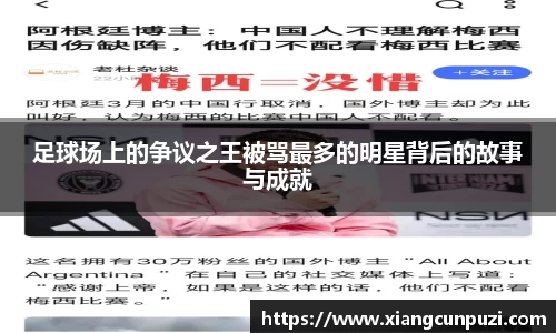 足球场上的争议之王被骂最多的明星背后的故事与成就